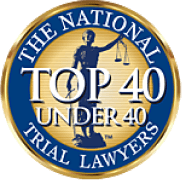 top 40 trial lawyer badge