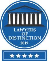 lawyer of distinction badge