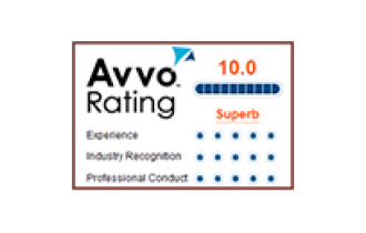Avvo rating attorney rating logo